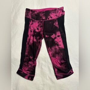 Lululemon Stop At Nothing Crop Blooming Pixie Size 8